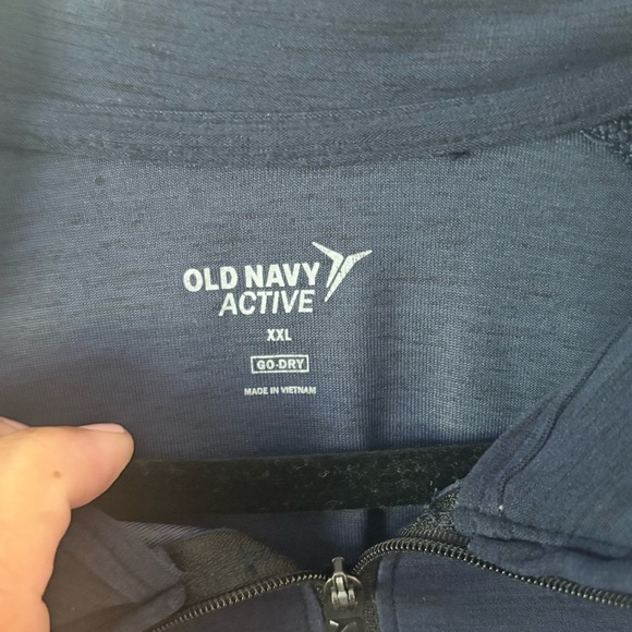 Old Navy Black ¼ Zip Pullover - Picture 4 of 4